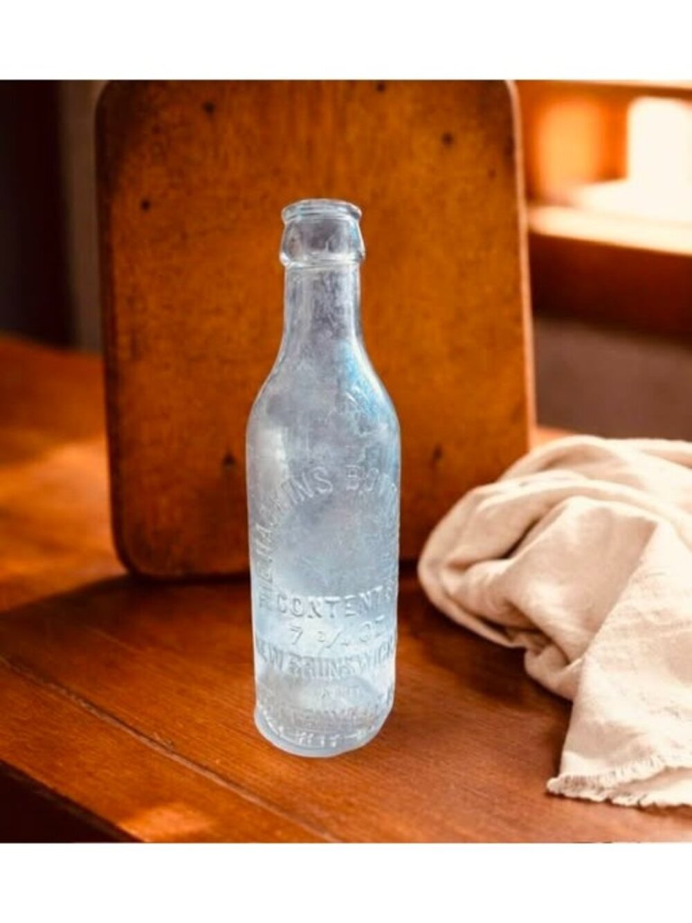 SCARE Hankins Bottling Co 7 3/4 oz New Bruswick NJ and Tottenville, NY Bottle